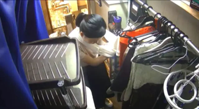 탈의실에서 환복하는 이쁜이들