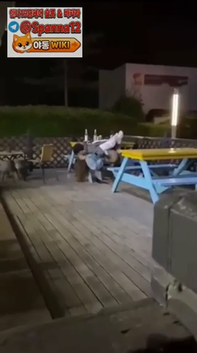 강심장 커플 야외에서 빠구리