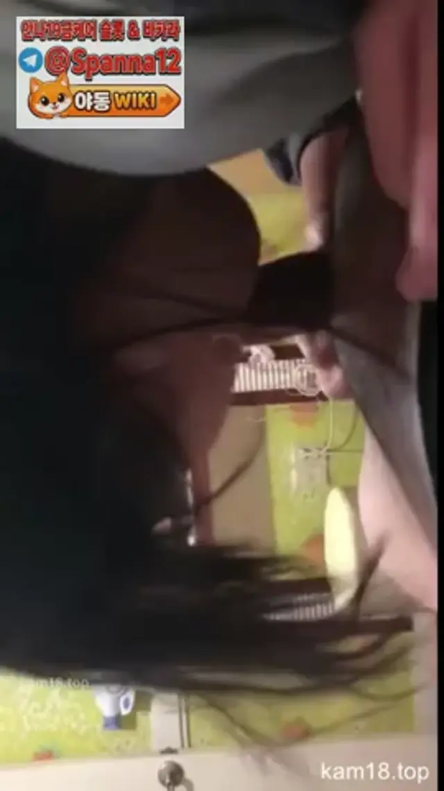 여고딩 여친 집에서